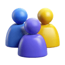 Connected people icon